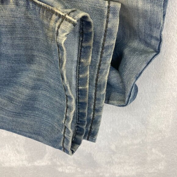 Vintage Levis Silvertab Jeans 32x30 Blue Slim Straight Distressed Flap Pockets - Picture 11 of 16